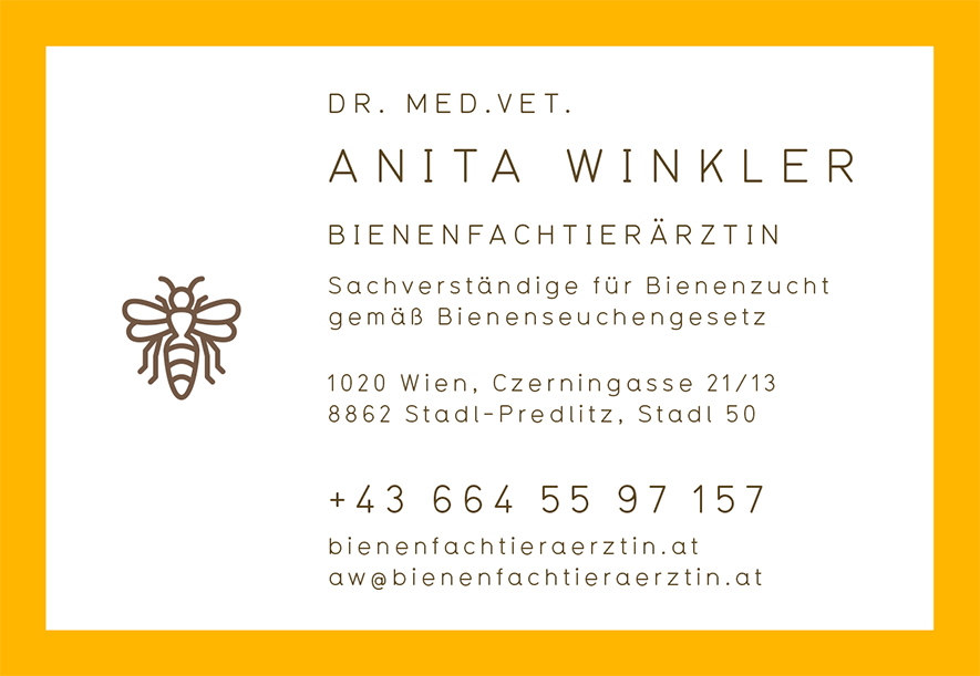 Dr. med.vet. Anita Winkler BIENENFACHTIERÄRZTIN